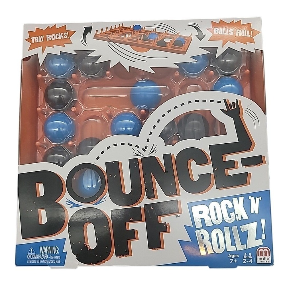 Bounce Off Rock N Rollz! Game 2015 Mattel Games NEW SEALED